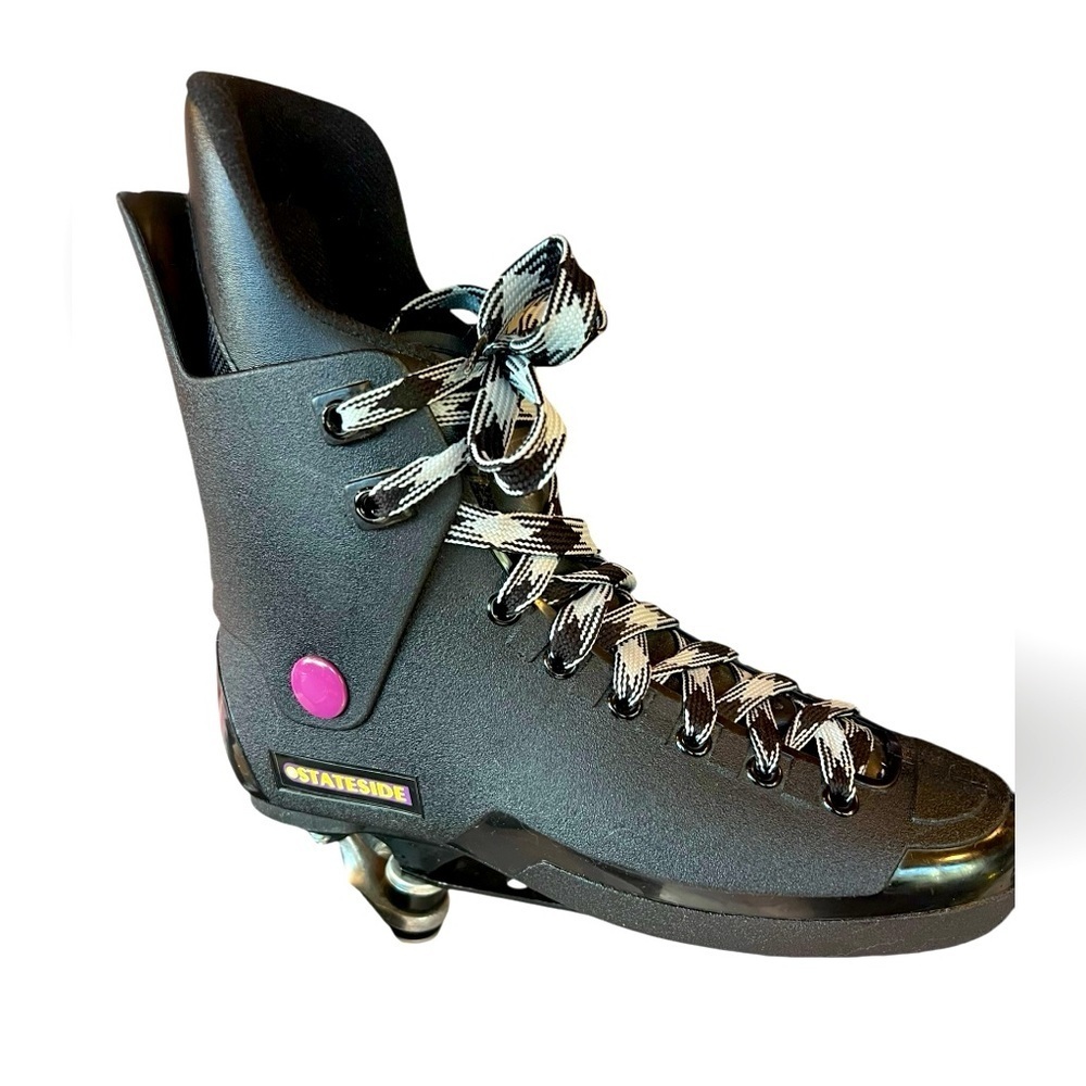 Black Roller Skates with Purple Accents Size 8 - Picture 11 of 15